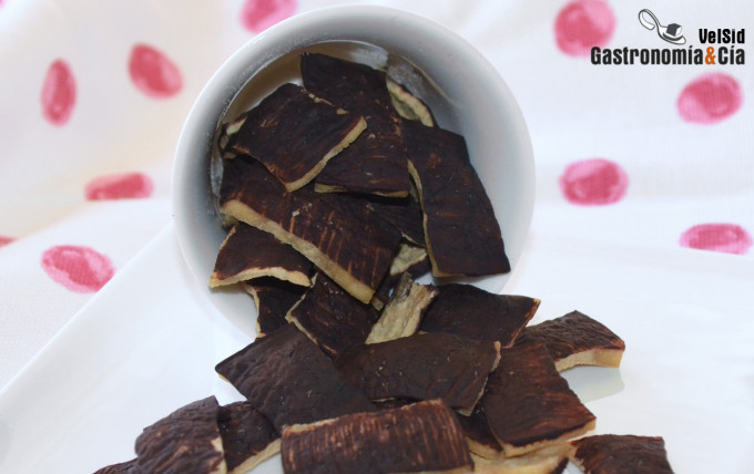 Chips de tofu y chocolate, un snack saludable y sin azú