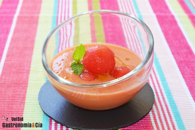 Recette de gaspacho au melon d'eau