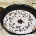 Brownie de chocolate blanco en sartén