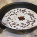 Brownie de chocolate blanco en sartén