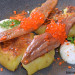 Patatas con salsa toum y sardinas anchoadas