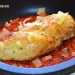 Pechuga de pollo con tomate frito y parmesano
