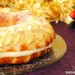 Roscón de Reyes con crema y manzana