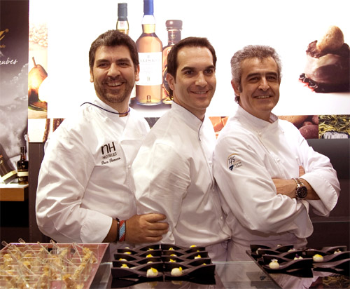Paco Roncero, Mario Sandoval y Juan Pablo Felipe