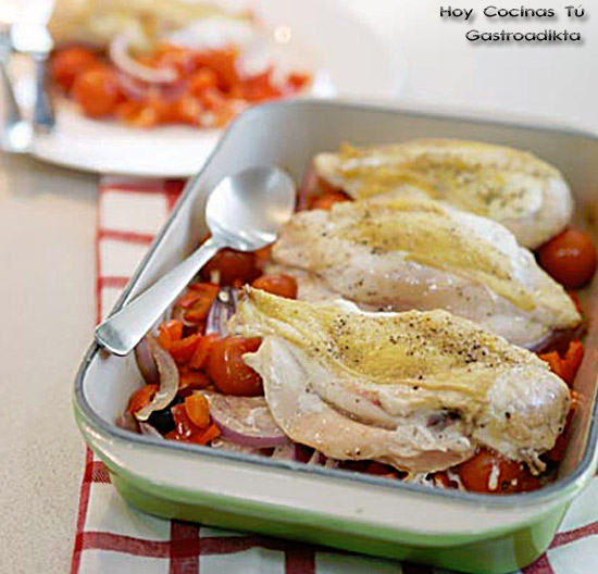 Hoy Cocinas Tú: Pollo a la mediterránea | Gastronomía & Cía