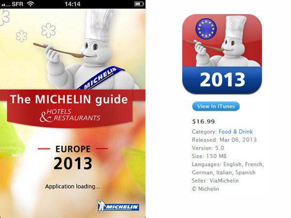 Guía Michelin digital