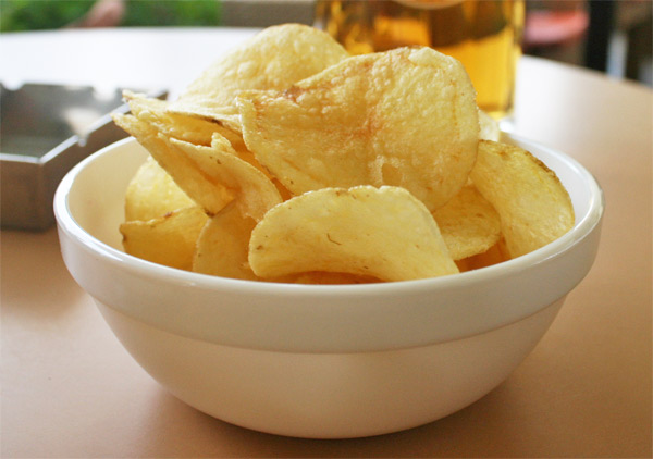 Grasas patatas chips