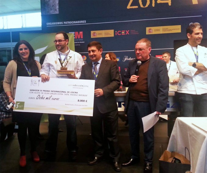 Ganador del Premio Internacional de Cocina con Aceite de Oliva Virgen Extra ‘Jaén Paraíso Interior’ 2014