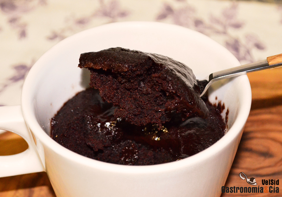 Receta de Brownie en taza (1 en microondas) Gastronomía & Cía