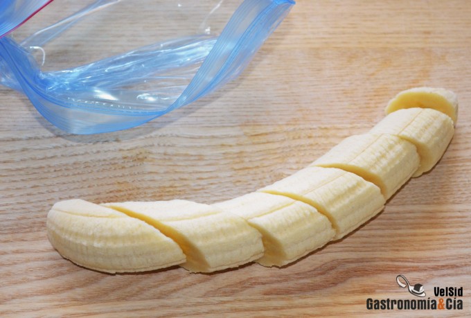 Congelar plátanos