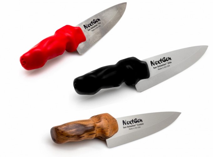 Cuchillos con mangos personalizados