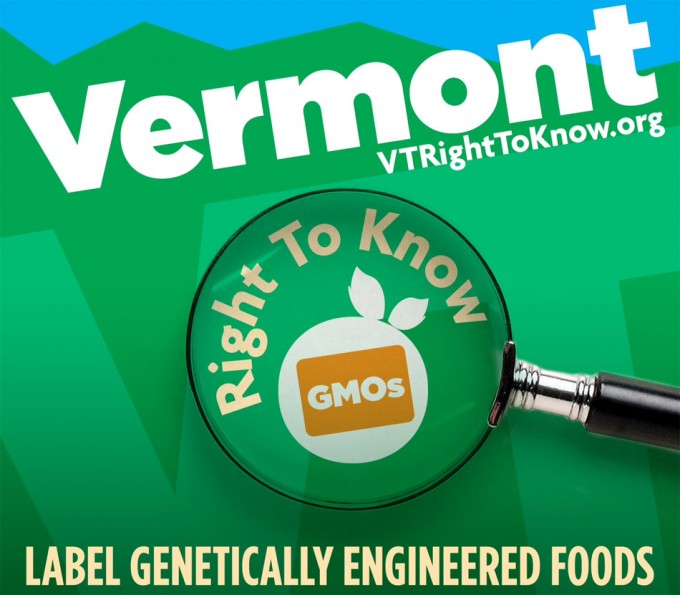 Alimentos modificados genéticamente en Vermont