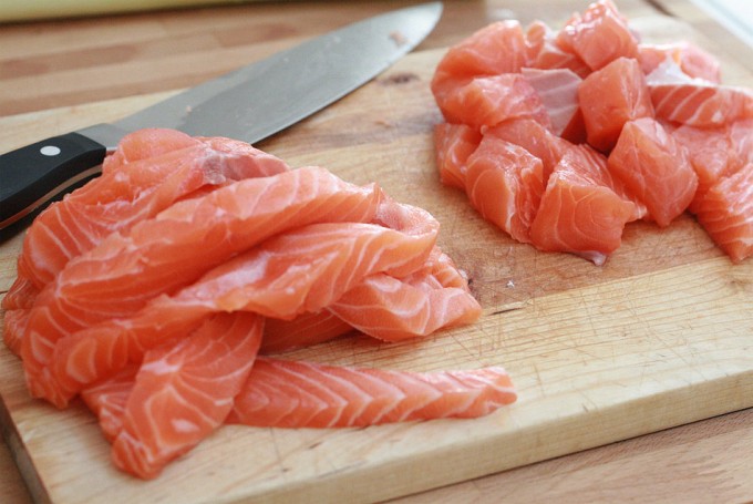 salmón modificado genéticamente