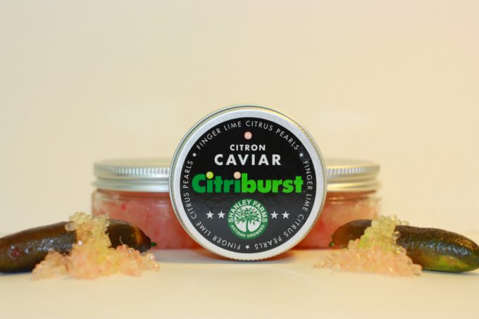 Caviar cítrico sin piel