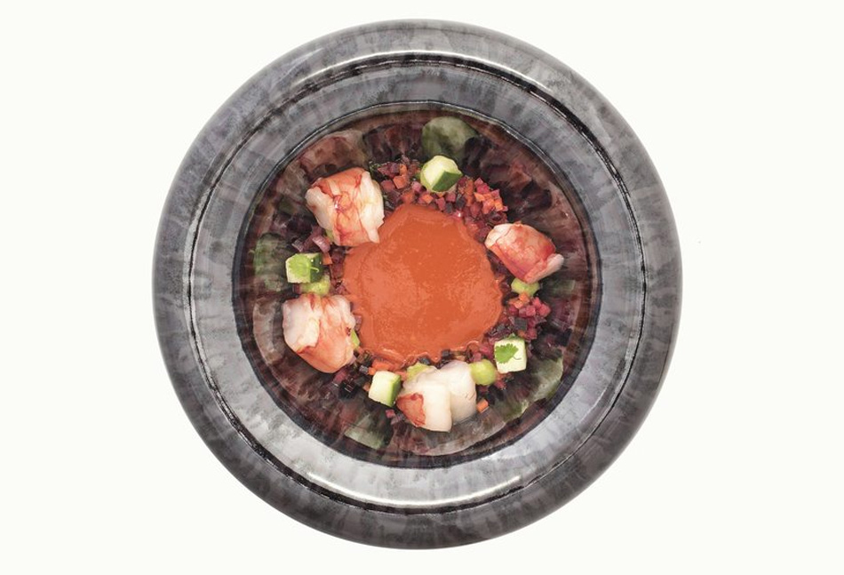 Aguachile de carabinero de Roberto Ruiz | Gastronomía & Cía