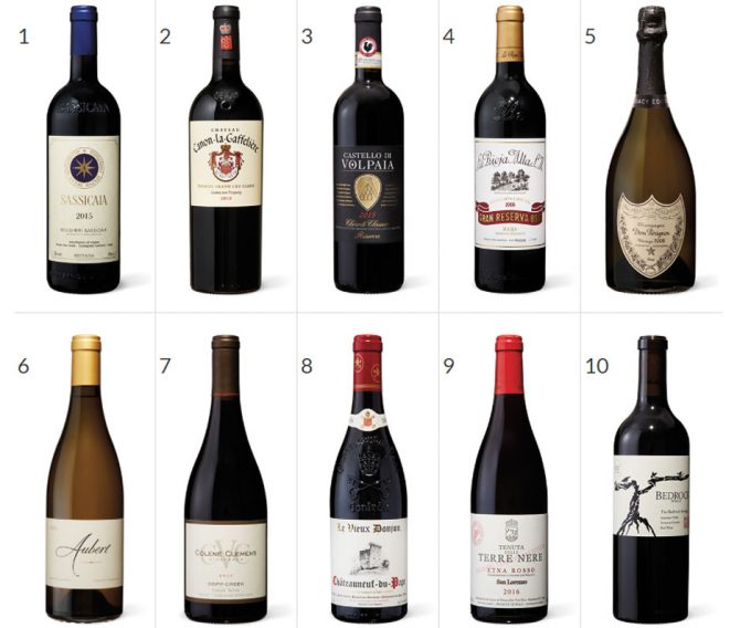 Lista de vinos de Wine Spectator
