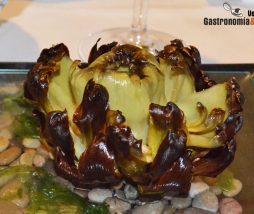 Receta de alcachofa confitada y asada