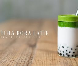 Cómo hacer un Matcha Bubble Tea o Matcha Boba Latte
