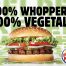 Hamburguesa vegetariana de Burger King