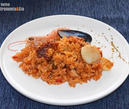 Receta de arroz en paella