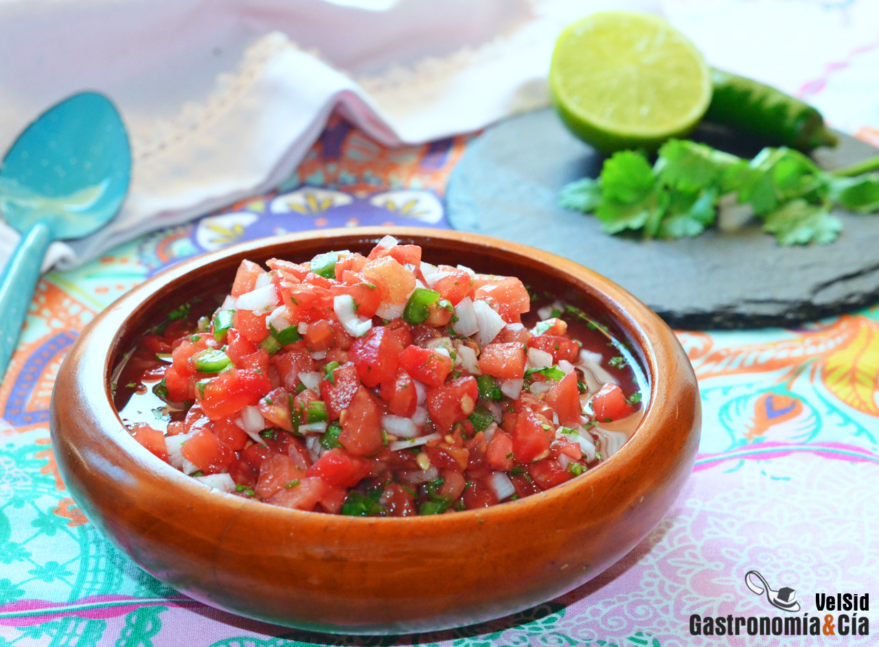 Pico de gallo, receta tradicional de la salsa mexicana que enriquecerá tus  platillos