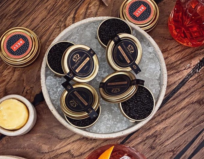 Caviar producido en Reino Unido