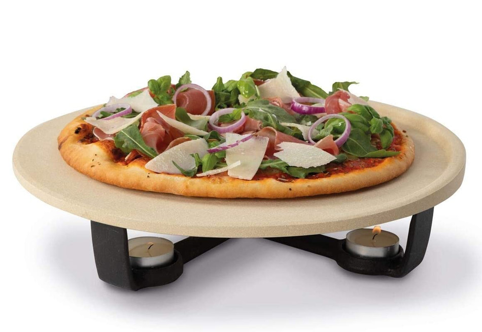 Piedra para mantener la pizza caliente en la mesa Cía