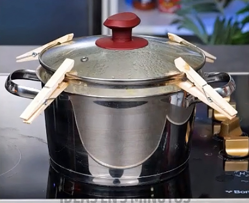 Truco de cocina: Cómo colocar tapa de la olla sin encajar para que no desborde el agua y dejar escapar vapor | & Cía