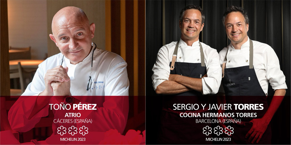 Nuevas estrellas de la Guía Michelin España y Portugal 2023: Atrio y Cocina Hermanos Torres logran la tercera estrella