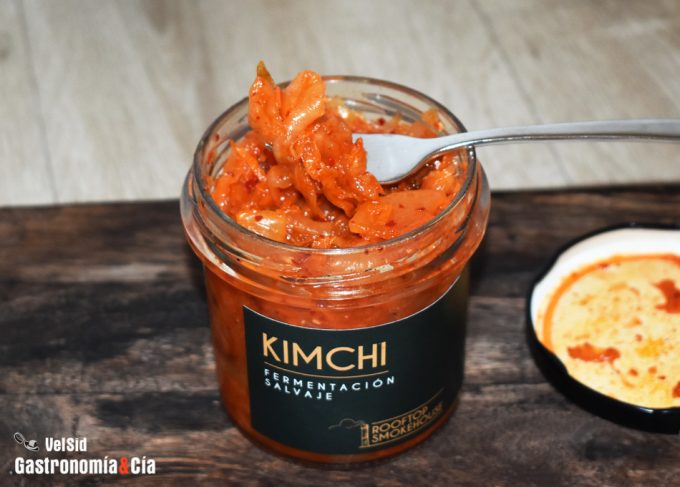 Kimchi sin pasteurizar